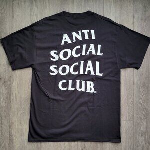 Anti Social Social Club Mind Games classic Black t-shirt, size L
